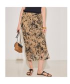 【ルージュヴィフラクレ/Rouge vif la cle】の【セットアップ対応】ボタニカルレースタイトスカート ベージュ|ID: prp329100004611719 ipo3291000000033645631