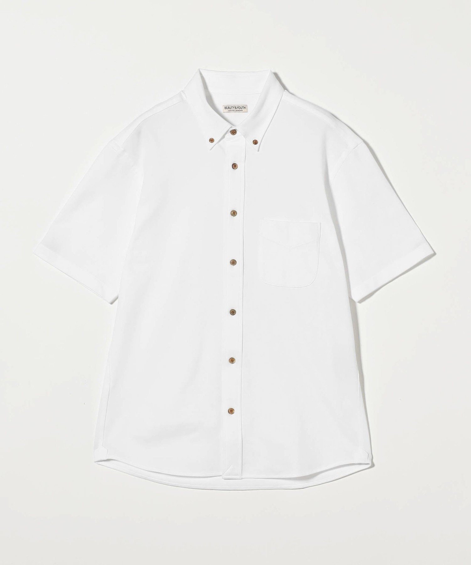 【ビューティ&ユース ユナイテッドアローズ/BEAUTY&YOUTH / UNITED ARROWS / MEN】のクイック シャンブレー ボタンダウン 半袖シャツ -ストレッチ 吸水速乾 - インテリア・キッズ・メンズ・レディースファッション・服の通販 founy(ファニー) 　ファッション　Fashion　メンズファッション　Fashion for Men　オックス　Oxford Fabric　シャンブレー　Chambray, Denim-Like Fabric　シンプル　Simple, Minimal　スタイリッシュ　Stylish, Fashionable　ストレッチ　Stretch, Stretchy Fabric　スマート　Smart, Elegant　ダウン　Down, Puffer　トレンド　Trend, Trending Now　ベーシック　Basic, Essential　半袖　Short Sleeve, Half Sleeve　吸水　Absorbent, Quick-Dry　WHITE|ID: prp329100004611795 ipo3291000000033226901