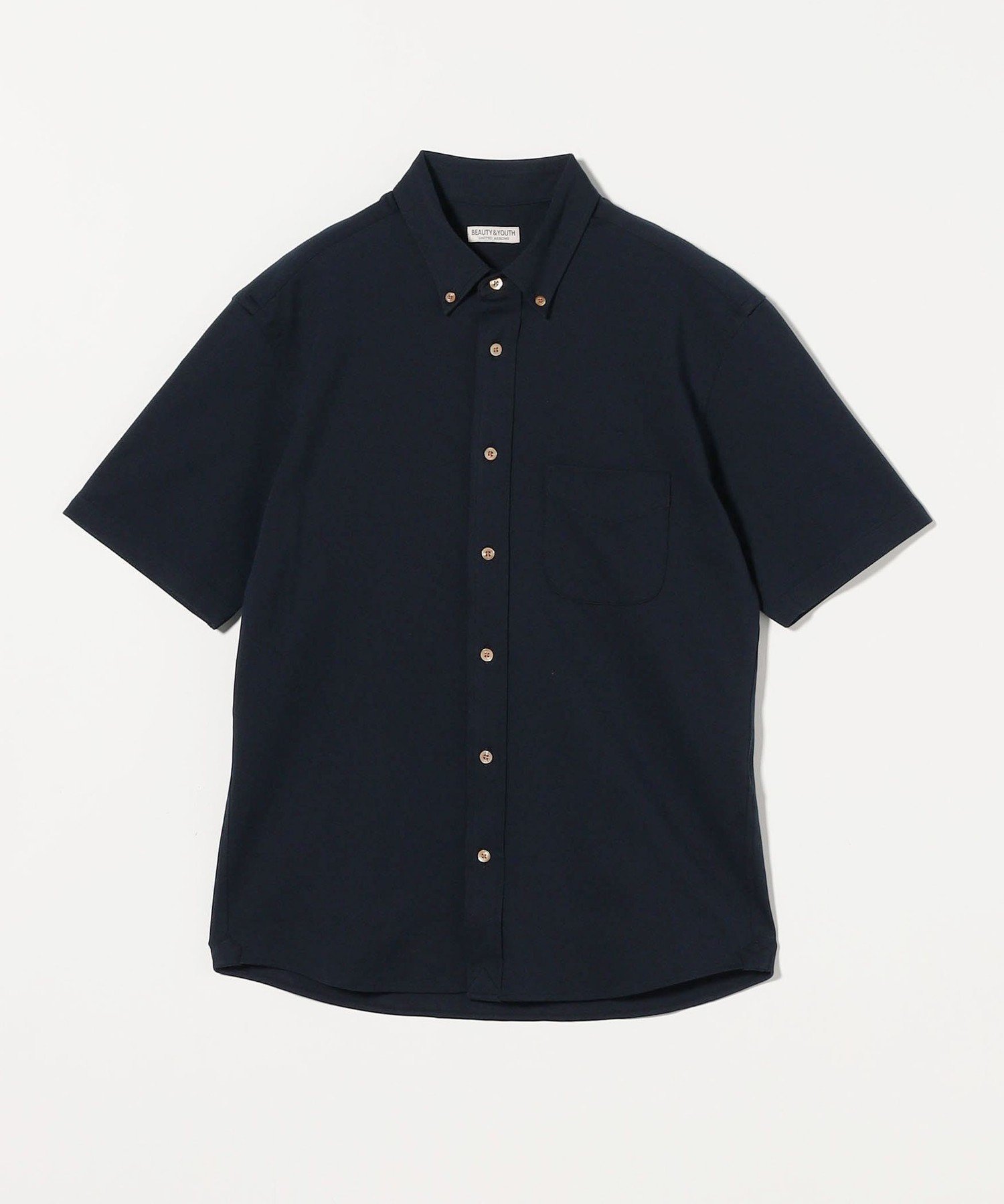 【ビューティ&ユース ユナイテッドアローズ/BEAUTY&YOUTH / UNITED ARROWS / MEN】のクイック シャンブレー ボタンダウン 半袖シャツ -ストレッチ 吸水速乾 - インテリア・キッズ・メンズ・レディースファッション・服の通販 founy(ファニー) 　ファッション　Fashion　メンズファッション　Fashion for Men　オックス　Oxford Fabric　シャンブレー　Chambray, Denim-Like Fabric　シンプル　Simple, Minimal　スタイリッシュ　Stylish, Fashionable　ストレッチ　Stretch, Stretchy Fabric　スマート　Smart, Elegant　ダウン　Down, Puffer　トレンド　Trend, Trending Now　ベーシック　Basic, Essential　半袖　Short Sleeve, Half Sleeve　吸水　Absorbent, Quick-Dry　NAVY|ID: prp329100004611795 ipo3291000000033226906