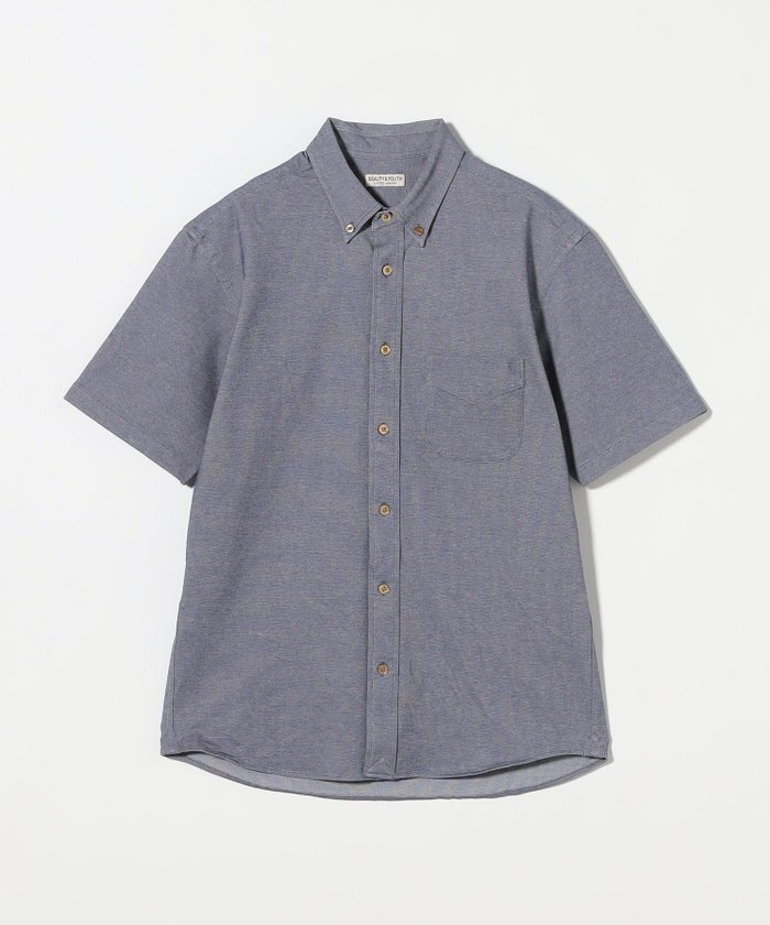【ビューティ&ユース ユナイテッドアローズ/BEAUTY&YOUTH / UNITED ARROWS / MEN】のクイック シャンブレー ボタンダウン 半袖シャツ -ストレッチ 吸水速乾 - インテリア・キッズ・メンズ・レディースファッション・服の通販 founy(ファニー) https://founy.com/ ファッション Fashion メンズファッション Fashion for Men オックス Oxford Fabric シャンブレー Chambray, Denim-Like Fabric シンプル Simple, Minimal スタイリッシュ Stylish, Fashionable ストレッチ Stretch, Stretchy Fabric スマート Smart, Elegant ダウン Down, Puffer トレンド Trend, Trending Now ベーシック Basic, Essential 半袖 Short Sleeve, Half Sleeve 吸水 Absorbent, Quick-Dry |ID: prp329100004611795 ipo3291000000033484274