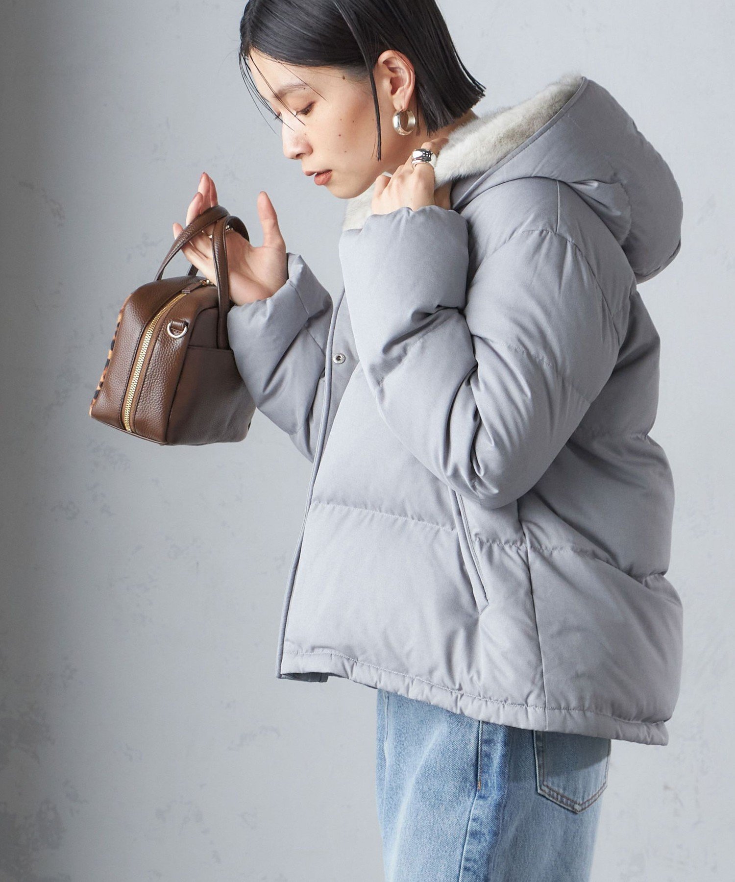 【シップス フォー ウィメン/SHIPS】のファー付 ダウンコート インテリア・キッズ・メンズ・レディースファッション・服の通販 founy(ファニー) 　ファッション　Fashion　レディースファッション　Fashion for Women　アウター　Coat / Outerwear Collection　コート・ロングコート・ピーコート　Long Coats, Peacoats & More　ダウンジャケット・軽量ダウン　Warm & Lightweight Down Jackets　春　Spring　スピンドル　Spindle, Drawcord　ダウン　Down, Puffer　定番　Standard, Basic Item　フェイクファー　Faux Fur, Imitation Fur　フレア　Flare, Flared　ポケット　Pocket, Pocket Detail　ミックス　Mix, Mixed Style　リアル　Real, Realistic　冬　Winter / This Winter　ライトグレー|ID: prp329100004611853 ipo3291000000033005439