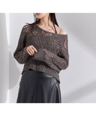 【ナノ ユニバース/nano universe】のリリヤーン透かし編み柄ニットプルオーバー 人気、トレンドファッション・服の通販 founy(ファニー) ファッション Fashion レディースファッション Fashion for Women トップス・カットソー Cut & Sew Tops ニット Knit Tops & Sweaters カジュアルプルオーバー・ニットトップス Pullovers & Knit Tops / Casual Pullovers インナー Innerwear ウォッシャブル Machine Washable 春 Spring キャミソール Camisole, Spaghetti Strap Top サマー Summer, Summer Style 透かし Cut-Out, Lacework デコルテ Décolleté, Neckline 羽織 Haori, Light Jacket S/S・春夏 SS, Spring/Summer, Warm Season おすすめ Recommended / Our Picks 夏 Summer 2025年 2025 2025春夏・S/S Spring/Summer 2025 SS25 thumbnail チャコール3|ID: prp329100004611891 ipo3291000000033006058