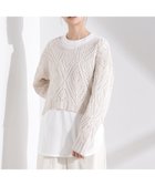 【ナノ ユニバース/nano universe】のリリヤーン透かし編み柄ニットプルオーバー 人気、トレンドファッション・服の通販 founy(ファニー) ファッション Fashion レディースファッション Fashion for Women トップス・カットソー Cut & Sew Tops ニット Knit Tops & Sweaters カジュアルプルオーバー・ニットトップス Pullovers & Knit Tops / Casual Pullovers インナー Innerwear ウォッシャブル Machine Washable 春 Spring キャミソール Camisole, Spaghetti Strap Top サマー Summer, Summer Style 透かし Cut-Out, Lacework デコルテ Décolleté, Neckline 羽織 Haori, Light Jacket S/S・春夏 SS, Spring/Summer, Warm Season おすすめ Recommended / Our Picks 夏 Summer 2025年 2025 2025春夏・S/S Spring/Summer 2025 SS25 thumbnail アイボリー7|ID: prp329100004611891 ipo3291000000033006060