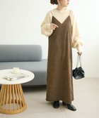 【ディスコート/Discoat】の【WEB限定】コーデュロイキャミワンピース ブラウン|ID: prp329100004611903 ipo3291000000033006171