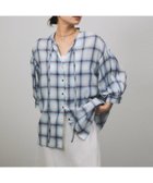 【サロン アダム エ ロペ/SALON adam et rope'】のオンブレチェック ボリュームスリーブブラウス 人気、トレンドファッション・服の通販 founy(ファニー) ファッション Fashion レディースファッション Fashion for Women トップス・カットソー Cut & Sew Tops シャツ・ブラウス・オフィスカジュアル Elegant Blouses & Button-Ups ボリューム袖・フリルスリーブブラウス Voluminous & Ruffle Sleeves / Puffy Sleeve Tops ショルダー Shoulder, Shoulder Strap シンプル Simple, Minimal スリーブ Sleeve, Long Sleeve / Short Sleeve とろみ Fluid, Flowy Fabric タンク Tank Top, Sleeveless Top チェック Check, Plaid, Tartan ドロップ Drop Shoulder, Dropped Style バランス Balance, Style Balance ポケット Pocket, Pocket Detail 無地 Plain, Solid Color ワイド Wide, Wide Fit thumbnail ブルー系(45)|ID: prp329100004611907 ipo3291000000033674644