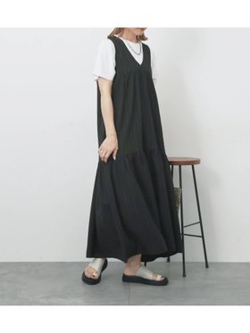 【サマンサモスモス/Samansa Mos2】の楊柳ノースリーブワンピース 人気、トレンドファッション・服の通販 founy(ファニー) ファッション Fashion レディースファッション Fashion for Women ワンピース Dresses おすすめ Recommended / Our Picks シンプル Simple, Minimal ノースリーブ Sleeveless, No-Sleeve リボン Ribbon, Bow 切替 Switching, Contrast Panel |ID:prp329100004611912