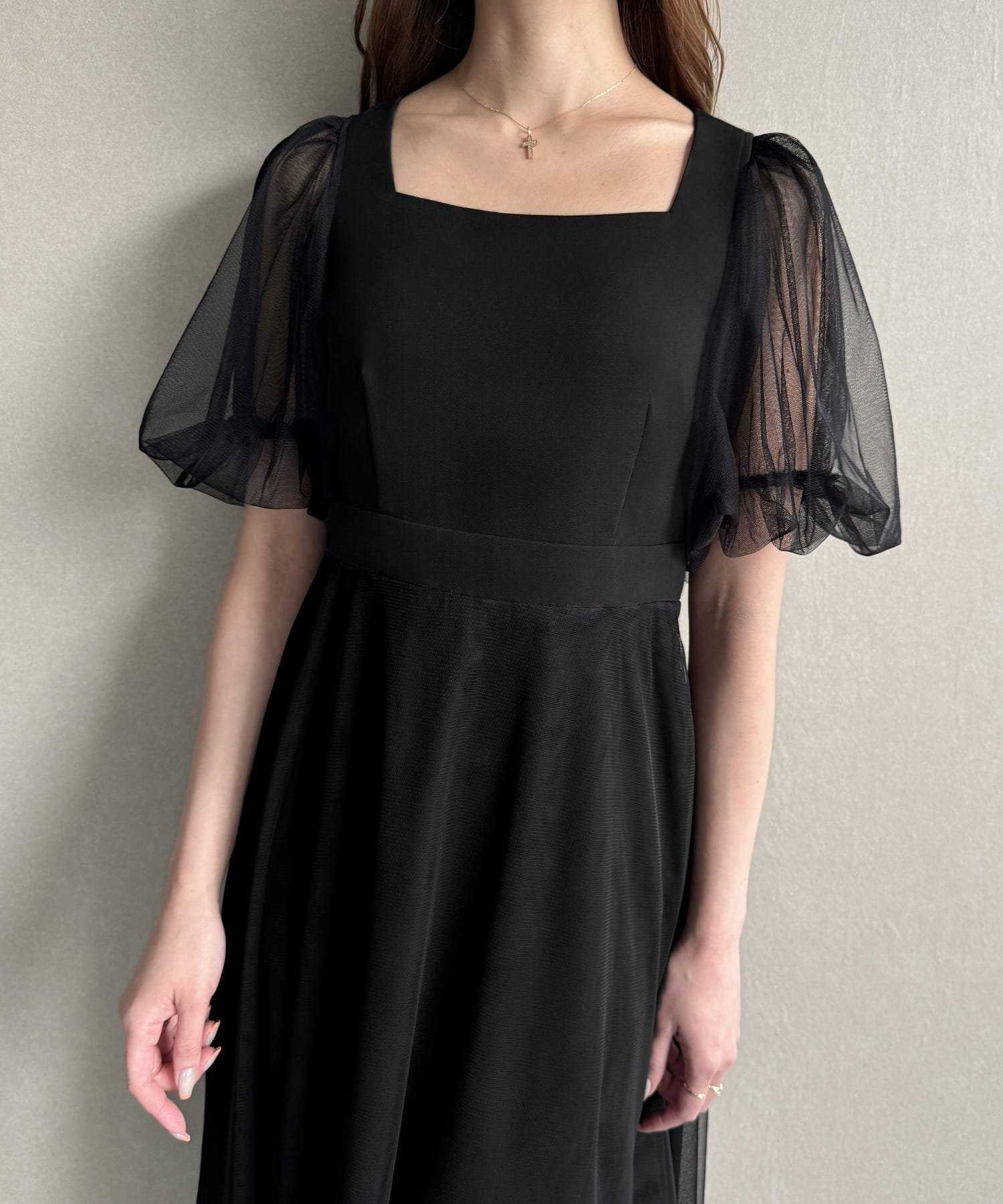 【ジュノア/JUNOAH】のドッキングチュールフレアワンピース 人気、トレンドファッション・服の通販 founy(ファニー) 　ファッション　Fashion　レディースファッション　Fashion for Women　ワンピース　Dresses　チュール　Tulip, Tulip Motif　 other-1|ID: prp329100004611966 ipo3291000000033213254