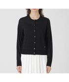 【ブルーレーベル クレストブリッジ/BLUE LABEL CRESTBRIDGE】のクールファインニットクルーネックカーディガン 人気、トレンドファッション・服の通販 founy(ファニー) ファッション Fashion レディースファッション Fashion for Women トップス・カットソー Cut & Sew Tops ニット Knit Tops & Sweaters カーディガン・羽織り Layered Style Cardigans カーディガン Cardigan, Knitwear コンパクト Compact, Small Size シンプル Simple, Minimal フィット Fit, Slim Fit ベーシック Basic, Essential 吸水 Absorbent, Quick-Dry thumbnail ブラック|ID: prp329100004612010 ipo3291000000033007221