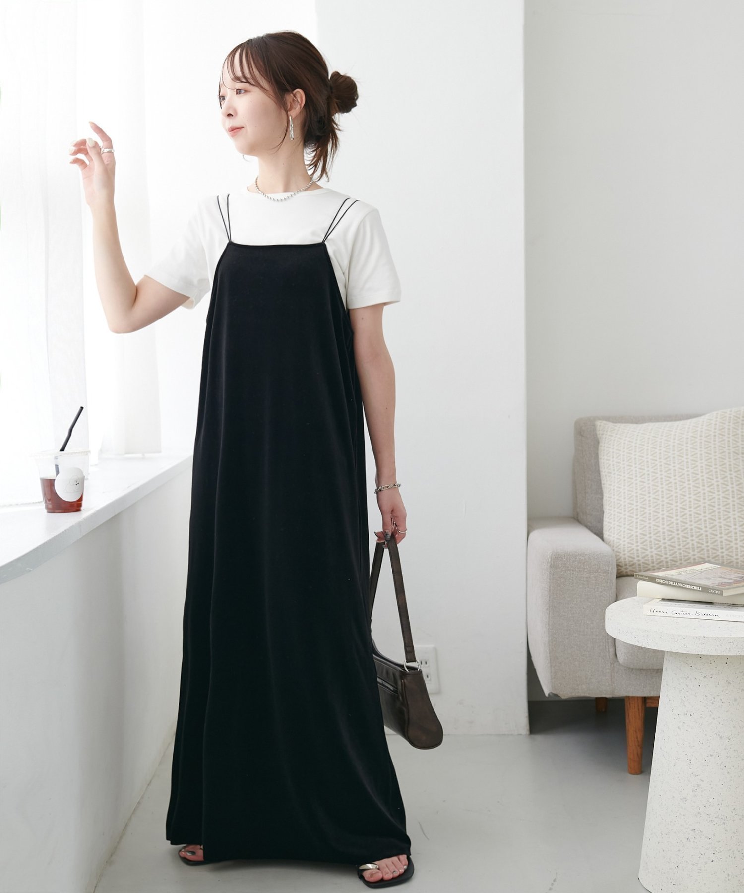 【ディスコート/Discoat】の【AW先行 】ベロア2WAYキャミワンピース 人気、トレンドファッション・服の通販 founy(ファニー) 　ファッション　Fashion　レディースファッション　Fashion for Women　ワンピース　Dresses　キャミソールワンピース　Camisole Dresses　おすすめ　Recommended / Our Picks　キャミワンピース　Cami Dress, Slip Dress　シンプル　Simple, Minimal　スクエア　Square, Square Shape　ベロア　Velour, Soft Velvet　ラップ　Wrap, Wrap Design　エレガント 上品　Elegant　人気　Popular, Best Seller　旅行　Travel　 other-1|ID: prp329100004612013 ipo3291000000033007246