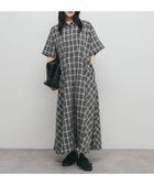 【ケービーエフ/KBF / URBAN RESEARCH】のチェックWIDEフレアワンピース 人気、トレンドファッション・服の通販 founy(ファニー) ファッション Fashion レディースファッション Fashion for Women ワンピース Dresses 2025年 2025 2025春夏・S/S Spring/Summer 2025 SS25 おすすめ Recommended / Our Picks カフス Cuff Design チェック Check, Plaid, Tartan フレア Flare, Flared 夏 Summer S/S・春夏 SS, Spring/Summer, Warm Season thumbnail BLACK×IVO|ID: prp329100004612088 ipo3291000000033007798