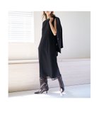【カリテ/qualite】の【品よく決まる一着】TWツイルワンピース 人気、トレンドファッション・服の通販 founy(ファニー) ファッション Fashion レディースファッション Fashion for Women ワンピース Dresses オケージョン Occasion Wear カーディガン Cardigan, Knitwear クラッチ Clutch, Clutch Bag シアー Sheer, See-Through ショート Short, Short Length シルバー Silver, Metallic Silver シンプル Simple, Minimal ジャケット Jacket, Outerwear ツイル Twist, Twisted Detail パール Pearl, Pearl Accent フォーマル Formal, Dressy エレガント 上品 Elegant 無地 Plain, Solid Color 秋 Autumn thumbnail ブラック|ID: prp329100004612122 ipo3291000000034800667