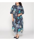 【スーパーハッカ/SUPER HAKKA】のフラッフフラワープリント前開き裏毛ワンピース 人気、トレンドファッション・服の通販 founy(ファニー) ファッション Fashion レディースファッション Fashion for Women ワンピース Dresses プリント Print, Printed Pattern ポケット Pocket, Pocket Detail 定番 Standard, Basic Item 羽織 Haori, Light Jacket thumbnail ネイビー|ID: prp329100004612124 ipo3291000000033008236