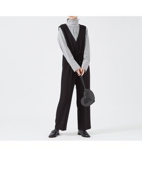 【カリテ/qualite】のダブルクロスドロストオールインワン 人気、トレンドファッション・服の通販 founy(ファニー) ファッション Fashion レディースファッション Fashion for Women ワンピース Dresses オールインワン・ワンピース Dresses and Jumpsuits タートルネック Turtleneck, High Neck |ID:prp329100004612149