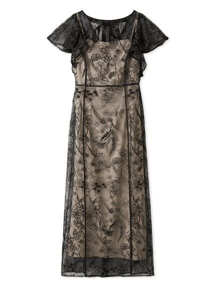 【フレイ アイディー/FRAY I.D】のミックスエンブロイダリーレースドレス インテリア・キッズ・メンズ・レディースファッション・服の通販 founy(ファニー) https://founy.com/ 雑誌掲載アイテム Magazine Picks & Fashion Features ファッション雑誌 Fashion Magazines ビジンヒャッカ 美人百花 ファッション Fashion レディースファッション Fashion for Women ワンピース Dresses フォーマル・パーティードレス・結婚式用ドレス Elegant & Casual Dresses 3月号 March Issue サテン Satin, Glossy Fabric ストレート Straight, Straight Cut 雑誌 Magazine, Fashion Magazine チュール Tulip, Tulip Motif ドレス Dress, One-Piece バランス Balance, Style Balance フロント Front, Front Design ベロア Velour, Soft Velvet ラッフル Ruffle, Frill リボン Ribbon, Bow レース Lace, Lace Fabric エレガント 上品 Elegant |ID: prp329100004612171 ipo3291000000033066771