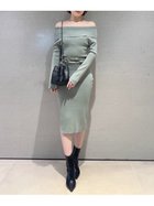 【スナイデル/SNIDEL】のオフショルニットワンピース 人気、トレンドファッション・服の通販 founy(ファニー) ファッション Fashion レディースファッション Fashion for Women ワンピース Dresses ニットワンピース Knit Dresses エレガント 上品 Elegant トレンド Trend, Trending Now フェイクレザー Faux Leather, PU Leather リボン Ribbon, Bow 今季 This Season, Current Season thumbnail MNT[021]|ID: prp329100004612173 ipo3291000000033375204