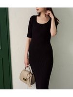 【フレイ アイディー/FRAY I.D】のバックサテンリボンニットワンピース 人気、トレンドファッション・服の通販 founy(ファニー) 雑誌掲載アイテム Magazine Picks & Fashion Features ファッション雑誌 Fashion Magazines ビジンヒャッカ 美人百花 ファッション Fashion レディースファッション Fashion for Women ワンピース Dresses ニットワンピース Knit Dresses 5月号 May Issue サテン Satin, Glossy Fabric デコルテ Décolleté, Neckline ラグジュアリー Luxury, Elegant リブニット Rib Knit, Ribbed Knit リボン Ribbon, Bow エレガント 上品 Elegant 雑誌 Magazine, Fashion Magazine |ID:prp329100004612183