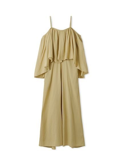【スタイリング/styling】のラッフルキャミワンピース インテリア・キッズ・メンズ・レディースファッション・服の通販 founy(ファニー) 　ファッション　Fashion　レディースファッション　Fashion for Women　ワンピース　Dresses　キャミソールワンピース　Camisole Dresses　カットオフ　Cut-Off Design　チュール　Tulip, Tulip Motif　ヘムライン　Hemline, Bottom Cut　ペチコート　Petticoat, Underskirt　ラッフル　Ruffle, Frill　BEG[037]|ID: prp329100004612186 ipo3291000000033008883