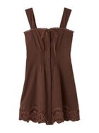 【スナイデル/SNIDEL】のレーストリムコットンミニワンピース BRW[058]|ID:prp329100004612188