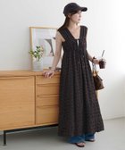【ディスコート/Discoat】のシャーリングチェックノースリワンピース 人気、トレンドファッション・服の通販 founy(ファニー) ファッション Fashion レディースファッション Fashion for Women ワンピース Dresses thumbnail ネイビー|ID: prp329100004612226 ipo3291000000033009429