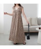【ディスコート/Discoat】のシャーリングチェックノースリワンピース 人気、トレンドファッション・服の通販 founy(ファニー) ファッション Fashion レディースファッション Fashion for Women ワンピース Dresses thumbnail ベージュ|ID: prp329100004612226 ipo3291000000033009431