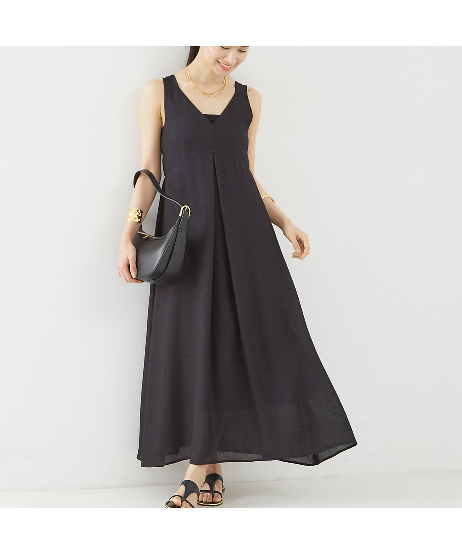 【ルージュヴィフラクレ/Rouge vif la cle】のリニーライトメッシュワンピース 人気、トレンドファッション・服の通販 founy(ファニー) 　ファッション　Fashion　レディースファッション　Fashion for Women　ワンピース　Dresses　カーディガン　Cardigan, Knitwear　ギャザー　Gathered, Ruffled　シンプル　Simple, Minimal　ジャケット　Jacket, Outerwear　フロント　Front, Front Design　メッシュ　Mesh, Net Fabric　リネン　Linen, Linen Fabric　リボン　Ribbon, Bow　エレガント 上品　Elegant　ビジネス 仕事 通勤　Business / Work / Commuting　夏　Summer　 other-1|ID: prp329100004612233 ipo3291000000033828568