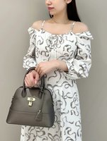 【スナイデル/SNIDEL】のリボンプリントワンピース 人気、トレンドファッション・服の通販 founy(ファニー) ファッション Fashion レディースファッション Fashion for Women ワンピース Dresses エレガント 上品 Elegant トレンド Trend, Trending Now リボン Ribbon, Bow 春 Spring |ID:prp329100004612235