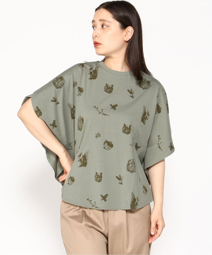 【スーパーハッカ/SUPER HAKKA】のSUPER HAKKA×庄島歩音「tiny lives」プリントポンチョ型Tシャツ インテリア・キッズ・メンズ・レディースファッション・服の通販 founy(ファニー) https://founy.com/ ファッション Fashion レディースファッション Fashion for Women アウター Coat / Outerwear Collection ポンチョ・ケープコート Ponchos & Capes トップス・カットソー Cut & Sew Tops シャツ・ブラウス・オフィスカジュアル Elegant Blouses & Button-Ups ロングTシャツ・Tシャツ Longline T-Shirts & Tees キャラクター Character, Licensed Characters ネコ Cat, Feline Motif プリント Print, Printed Pattern ポンチョ Poncho, Cape Style モチーフ Motif, Design Theme ワーク Workwear, Utility Style 卒業式 Graduation Ceremony |ID: prp329100004612307 ipo3291000000033011046
