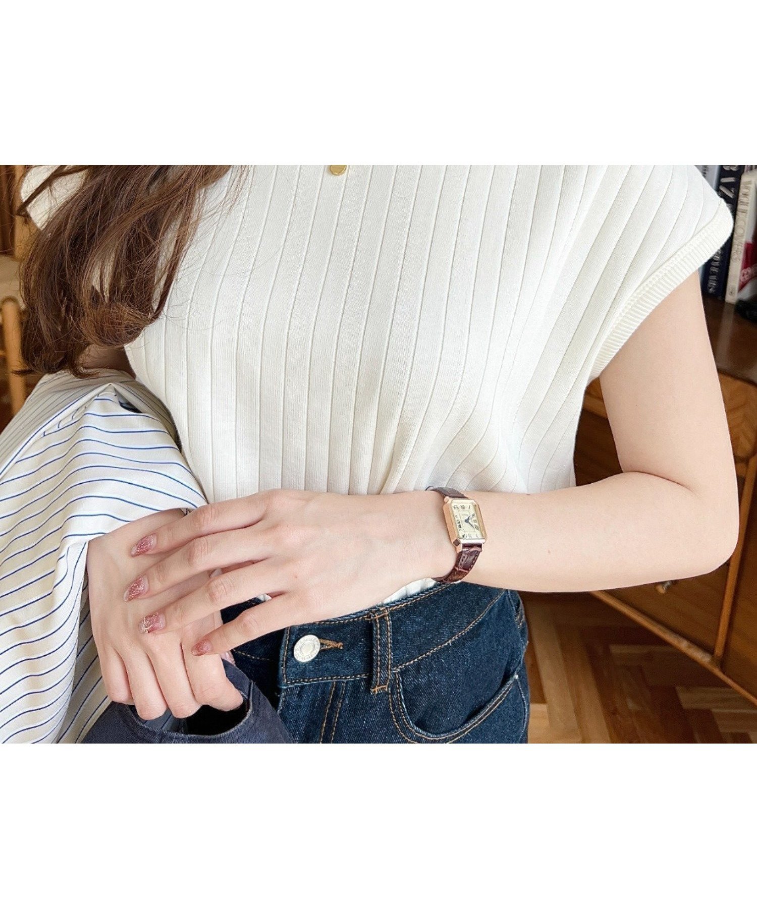 【その他のブランド/Other】の綿100%ワイドリブ.フレンチスリーブTシャツ 人気、トレンドファッション・服の通販 founy(ファニー) 　ファッション　Fashion　メンズファッション　Fashion for Men　カットソー　Cut and Sewn Top　キャミワンピース　Cami Dress, Slip Dress　シンプル　Simple, Minimal　スリーブ　Sleeve, Long Sleeve / Short Sleeve　フレンチ　French, French Style　ボトム　Bottoms, Lower Wear　リラックス　Relax, Relaxed Fit　ワイドリブ　Wide Rib, Wide Ribbed Knit　エレガント 上品　Elegant　定番　Standard, Basic Item　 other-1|ID: prp329100004612327 ipo3291000000033283294
