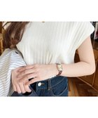 【モーメントプラス/moment+ / MEN】の綿100%ワイドリブ.フレンチスリーブTシャツ ナチュラル|ID: prp329100004612327 ipo3291000000033468624