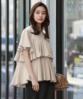 【ガール/GIRL】のフレアスリーブティアードトップス【洗える】 人気、トレンドファッション・服の通販 founy(ファニー) ファッション Fashion レディースファッション Fashion for Women トップス・カットソー Cut & Sew Tops 春 Spring 洗える Machine Washable シンプル Simple, Minimal フレア Flare, Flared S/S・春夏 SS, Spring/Summer, Warm Season 再入荷 Restock / Back in Stock 夏 Summer エレガント 上品 Elegant |ID:prp329100004612387