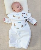 【ナルミヤ オンライン/NARUMIYA ONELINE / KIDS】の【POLO BCS】くま刺しゅう2WAYオール オフ ホワイト|ID: prp329100004612390 ipo3291000000033506955