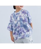 【デビロック/devirock / KIDS】の速乾 サラっとストレッチ メッシュ タイダイTシャツ Tシャツ トップス 25SS パープル|ID: prp329100004612411 ipo3291000000033461902