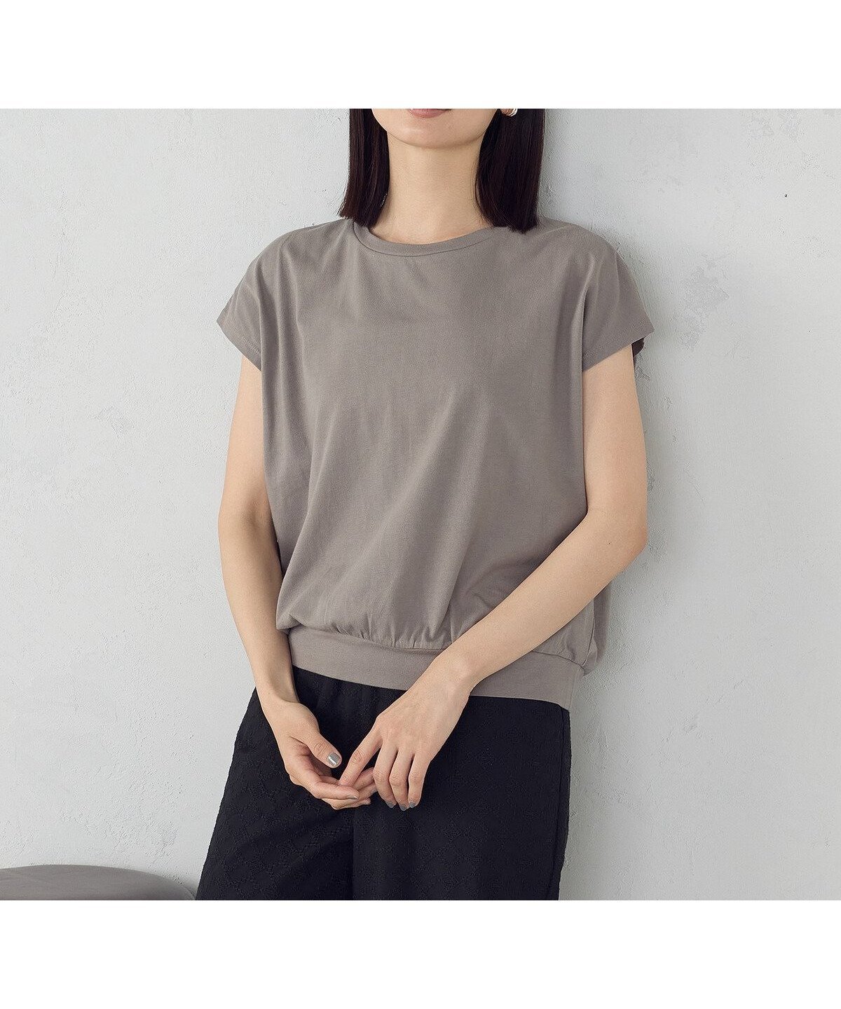 【コムサイズム/COMME CA ISM】のノースリーブ Tシャツ インテリア・キッズ・メンズ・レディースファッション・服の通販 founy(ファニー) 　ファッション　Fashion　レディースファッション　Fashion for Women　トップス・カットソー　Cut & Sew Tops　キャミソール&ノースリーブ　Camisoles & Sleeveless Tops　シャツ・ブラウス・オフィスカジュアル　Elegant Blouses & Button-Ups　ロングTシャツ・Tシャツ　Longline T-Shirts & Tees　スリーブ　Sleeve, Long Sleeve / Short Sleeve　ノースリーブ　Sleeveless, No-Sleeve　バランス　Balance, Style Balance　フレンチ　French, French Style　ベーシック　Basic, Essential　ブラウン|ID: prp329100004612415 ipo3291000000033568552