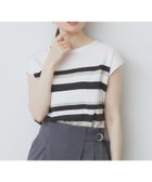 【インデックス/INDEX】の《XS-LLサイズ》フレンチスリーブニット【洗濯機洗い可/抗ピル】 オフホワイト|ID: prp329100004612519 ipo3291000000033256708