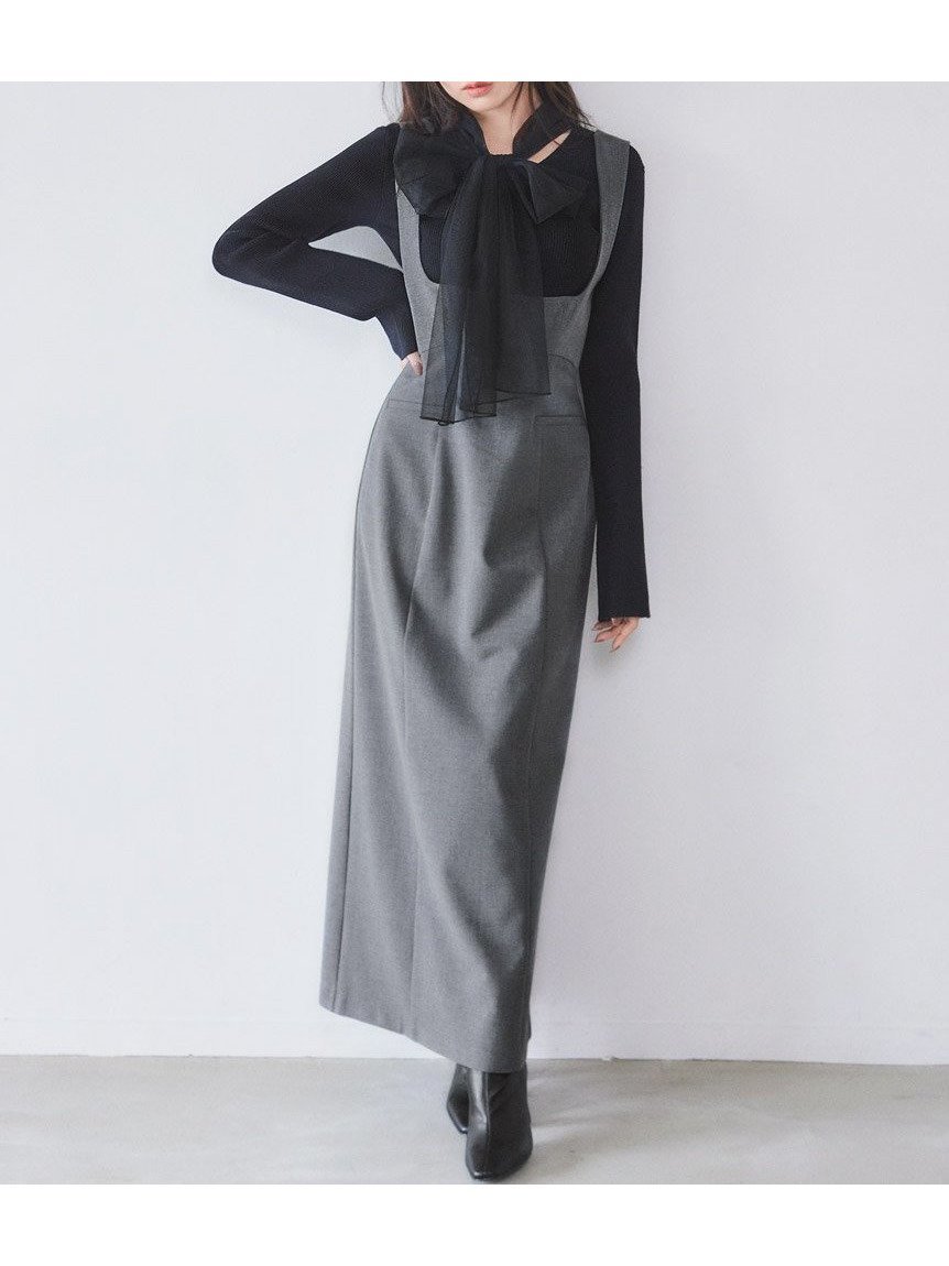 【スナイデル/SNIDEL】のタイトジャンスカ インテリア・キッズ・メンズ・レディースファッション・服の通販 founy(ファニー) 　ファッション　Fashion　レディースファッション　Fashion for Women　インナー　Innerwear　ウェーブ　Wavy Pattern　シャーリング　Shirring, Ruched　スリット　Slit, Slit Detail　スーツ　Suit, Formalwear　タートルネック　Turtleneck, High Neck　フィット　Fit, Slim Fit　おすすめ　Recommended / Our Picks　CGRY[007]|ID: prp329100004612581 ipo3291000000033014375