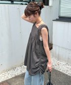 【ディスコート/Discoat】の【umm.】サイドドロストノースリワンピース 人気、トレンドファッション・服の通販 founy(ファニー) ファッション Fashion レディースファッション Fashion for Women ワンピース Dresses ギャザー Gathered, Ruffled トレンド Trend, Trending Now リボン Ribbon, Bow thumbnail グレー|ID: prp329100004612595 ipo3291000000033014464