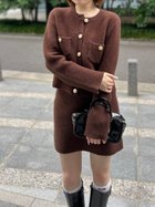 【スナイデル/SNIDEL】のフォックスニットスカート 人気、トレンドファッション・服の通販 founy(ファニー) ファッション Fashion レディースファッション Fashion for Women スカート Skirts おすすめ Recommended / Our Picks イエロー Yellow ジャケット Jacket, Outerwear ストレート Straight, Straight Cut トレンド Trend, Trending Now フォックス Fox, Fox Fur ミニスカート Mini Skirt, Short Skirt ラグジュアリー Luxury, Elegant 今季 This Season, Current Season 楽ちん Easy Fit, Comfortable thumbnail BRW[058]|ID: prp329100004612614 ipo3291000000033014746