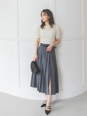 【スナイデル/SNIDEL】 ベルト付きプリーツロングスカート人気、トレンドファッション・服の通販 founy(ファニー) ファッション Fashion レディースファッション Fashion for Women スカート Skirts ロングスカート Long Skirts / Maxi & Midi Skirts ベルト&ウエストマーク Belts & Waist Accessories クラシカル Classical, Vintage-Inspired 今季 This Season, Current Season ストライプ Stripe, Striped Pattern ストレート Straight, Straight Cut スリット Slit, Slit Detail チェック Check, Plaid, Tartan トレンド Trend, Trending Now バランス Balance, Style Balance フロント Front, Front Design プリーツ Pleats, Pleated ループ Loop, Loop Knit ロング Long, Long-Length おすすめ Recommended / Our Picks |ID:prp329100004612619