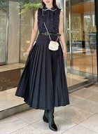 【スナイデル/SNIDEL】のベルト付きプリーツロングスカート 人気、トレンドファッション・服の通販 founy(ファニー) ファッション Fashion レディースファッション Fashion for Women スカート Skirts ロングスカート Long Skirts / Maxi & Midi Skirts ベルト&ウエストマーク Belts & Waist Accessories クラシカル Classical, Vintage-Inspired 今季 This Season, Current Season ストライプ Stripe, Striped Pattern ストレート Straight, Straight Cut スリット Slit, Slit Detail チェック Check, Plaid, Tartan トレンド Trend, Trending Now バランス Balance, Style Balance フロント Front, Front Design プリーツ Pleats, Pleated ループ Loop, Loop Knit ロング Long, Long-Length おすすめ Recommended / Our Picks thumbnail STRIPE[932]|ID: prp329100004612619 ipo3291000000033014767
