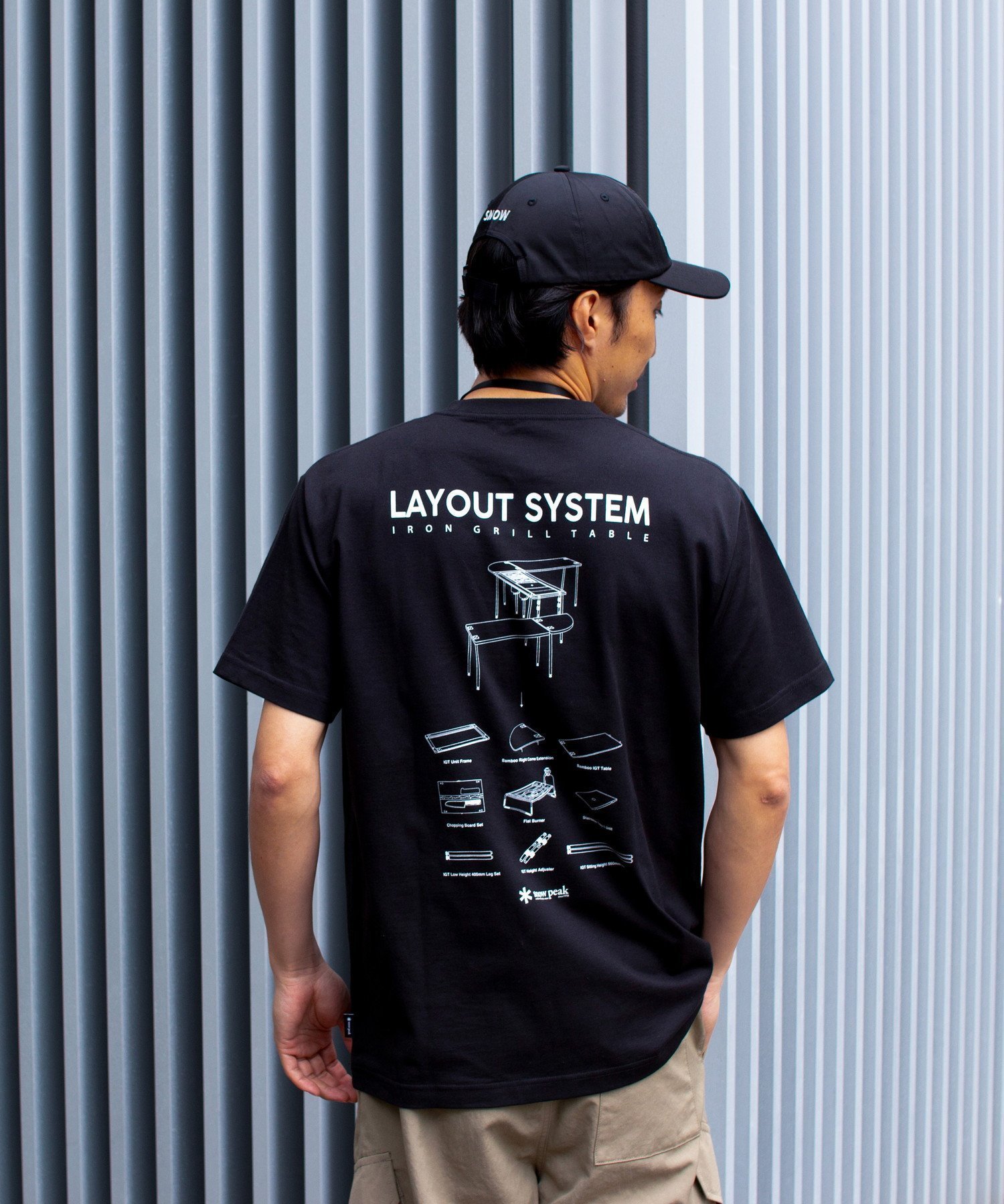 【スノーピーク/SNOW PEAK】のIGT T Shirt インテリア・キッズ・メンズ・レディースファッション・服の通販 founy(ファニー) 　ファッション　Fashion　レディースファッション　Fashion for Women　トップス・カットソー　Cut & Sew Tops　シャツ・ブラウス・オフィスカジュアル　Elegant Blouses & Button-Ups　ロングTシャツ・Tシャツ　Longline T-Shirts & Tees　春　Spring　グラフィック　Graphic, Graphic Design　スマート　Smart, Elegant　フロント　Front, Front Design　プリント　Print, Printed Pattern　半袖　Short Sleeve, Half Sleeve　ユニセックス　Unisex, Genderless　2025年　2025　2025春夏・S/S　Spring/Summer 2025 SS25　BLACK|ID: prp329100004612621 ipo3291000000033309702