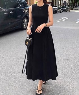 【ガール/GIRL】 綿混ウエストギャザーノースリーブロング丈ワンピース人気、トレンドファッション・服の通販 founy(ファニー) ファッション Fashion レディースファッション Fashion for Women ワンピース Dresses カットソー Cut and Sewn Top ギャザー Gathered, Ruffled リラックス Relax, Relaxed Fit ロング Long, Long-Length エレガント 上品 Elegant |ID:prp329100004612647