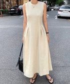 【ガール/GIRL】の綿混ウエストギャザーノースリーブロング丈ワンピース 人気、トレンドファッション・服の通販 founy(ファニー) ファッション Fashion レディースファッション Fashion for Women ワンピース Dresses カットソー Cut and Sewn Top ギャザー Gathered, Ruffled リラックス Relax, Relaxed Fit ロング Long, Long-Length エレガント 上品 Elegant thumbnail OWH|ID: prp329100004612647 ipo3291000000033015228