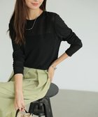 【ココモモ/COCOMOMO】の選べる2タイプ シアーカットソー シアートップス ロンt トップス 長袖 五分袖 人気、トレンドファッション・服の通販 founy(ファニー) ファッション Fashion レディースファッション Fashion for Women トップス・カットソー Cut & Sew Tops ロングTシャツ・Tシャツ Longline T-Shirts & Tees カットソー・ベーシックTシャツ Cut-and-Sewn Tops / Stretch Tees & Basics シアー Sheer, See-Through スウェット / スエット Sweatshirt, Sweatwear セーター Sweater, Knitwear 夏 Summer 水着 Swimsuit, Swimwear 長袖 Long Sleeve, Full Sleeve thumbnail 長袖・ブラック|ID: prp329100004612667 ipo3291000000033553726
