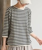 【アールピーエス/rps】のリブ切替7分袖ボーダーT 人気、トレンドファッション・服の通販 founy(ファニー) ファッション Fashion レディースファッション Fashion for Women トップス・カットソー Cut & Sew Tops シンプル Simple, Minimal スリーブ Sleeve, Long Sleeve / Short Sleeve バランス Balance, Style Balance ボーダー Border, Stripe ロング Long, Long-Length 切替 Switching, Contrast Panel thumbnail ブラック|ID: prp329100004612686 ipo3291000000033272049