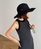【キャナルジーン/CANAL JEAN】のEl mar(エルマール) サファリハット 人気、トレンドファッション・服の通販 founy(ファニー) ファッション Fashion レディースファッション Fashion for Women アウトドア Outdoor Clothing タンク Tank Top, Sleeveless Top メッシュ Mesh, Net Fabric 夏 Summer 春 Spring S/S・春夏 SS, Spring/Summer, Warm Season thumbnail ブラック|ID: prp329100004612690 ipo3291000000033195762