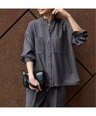【ジャーナルスタンダード/JOURNAL STANDARD】のウーリッシュツイルタックボリュームシャツ 人気、トレンドファッション・服の通販 founy(ファニー) ファッション Fashion レディースファッション Fashion for Women トップス・カットソー Cut & Sew Tops シャツ・ブラウス・オフィスカジュアル Elegant Blouses & Button-Ups 2025年 2025 2025-2026秋冬・A/W Autumn/Winter 2025–26 AW25–26 ルーズ Loose, Oversized 洗える Machine Washable 秋 Autumn 羽織 Haori, Light Jacket thumbnail グレー|ID: prp329100004612788 ipo3291000000033621318