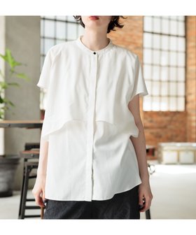 【ニコアンド/niko and】のコタット重ねフレンチブラウス 人気、トレンドファッション・服の通販 founy(ファニー) ファッション Fashion レディースファッション Fashion for Women トップス・カットソー Cut & Sew Tops シャツ・ブラウス・オフィスカジュアル Elegant Blouses & Button-Ups おすすめ Recommended / Our Picks シンプル Simple, Minimal スリーブ Sleeve, Long Sleeve / Short Sleeve フレンチ French, French Style リネン Linen, Linen Fabric リラックス Relax, Relaxed Fit ワイド Wide, Wide Fit 夏 Summer |ID:prp329100004612801