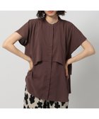 【ニコアンド/niko and】のコタット重ねフレンチブラウス 人気、トレンドファッション・服の通販 founy(ファニー) ファッション Fashion レディースファッション Fashion for Women トップス・カットソー Cut & Sew Tops シャツ・ブラウス・オフィスカジュアル Elegant Blouses & Button-Ups おすすめ Recommended / Our Picks シンプル Simple, Minimal スリーブ Sleeve, Long Sleeve / Short Sleeve フレンチ French, French Style リネン Linen, Linen Fabric リラックス Relax, Relaxed Fit ワイド Wide, Wide Fit 夏 Summer thumbnail ブラウン|ID: prp329100004612801 ipo3291000000033180954