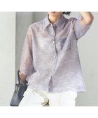 【シップス フォー ウィメン/SHIPS】の手洗い可能 ラッセル レース シャツ 人気、トレンドファッション・服の通販 founy(ファニー) ファッション Fashion レディースファッション Fashion for Women トップス・カットソー Cut & Sew Tops シャツ・ブラウス・オフィスカジュアル Elegant Blouses & Button-Ups インナー Innerwear オーガンジー Organza Fabric コンパクト Compact, Small Size スカラップ Scallop, Scalloped Edge フェミニン Feminine, Girly ボタニカル Botanical, Floral Pattern ボトム Bottoms, Lower Wear ラッセル Raschel, Raschel Lace レース Lace, Lace Fabric 2025年 2025 2025春夏・S/S Spring/Summer 2025 SS25 thumbnail サックスブルー|ID: prp329100004612814 ipo3291000000033087360