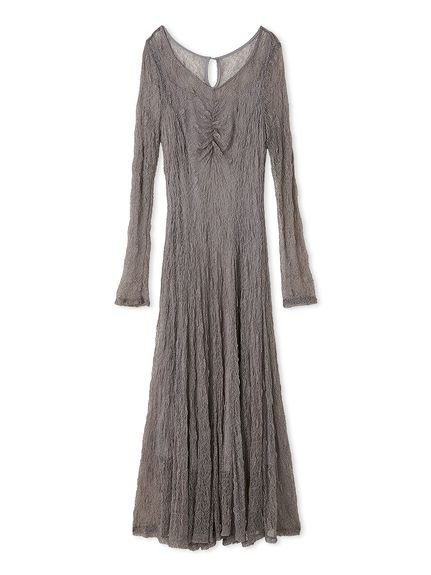 【スナイデル/SNIDEL】のフロントギャザーレースドレス インテリア・キッズ・メンズ・レディースファッション・服の通販 founy(ファニー) 　ファッション　Fashion　レディースファッション　Fashion for Women　ワンピース　Dresses　フォーマル・パーティードレス・結婚式用ドレス　Elegant & Casual Dresses　インナー　Innerwear　ウェーブ　Wavy Pattern　エレガント 上品　Elegant　オケージョン　Occasion Wear　クラッチ　Clutch, Clutch Bag　今季　This Season, Current Season　ジャケット　Jacket, Outerwear　ジュエリー　Jewelry, Accessories　ストレッチ　Stretch, Stretchy Fabric　デコルテ　Décolleté, Neckline　ドレス　Dress, One-Piece　パターン　Pattern, Design Print　フィット　Fit, Slim Fit　フレア　Flare, Flared　リュクス　Luxury, Elegant, High-End, Chic　リラックス　Relax, Relaxed Fit　レース　Lace, Lace Fabric　ロング　Long, Long-Length　おすすめ　Recommended / Our Picks　GRY[006]|ID: prp329100004612847 ipo3291000000033017334
